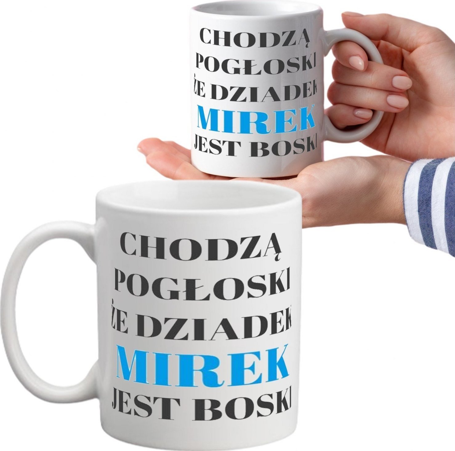 PrzydaSie Kubek Na Dzień Dziadka Dziadek Z Nadrukiem Imię Prezent Z Imieniem Dd3