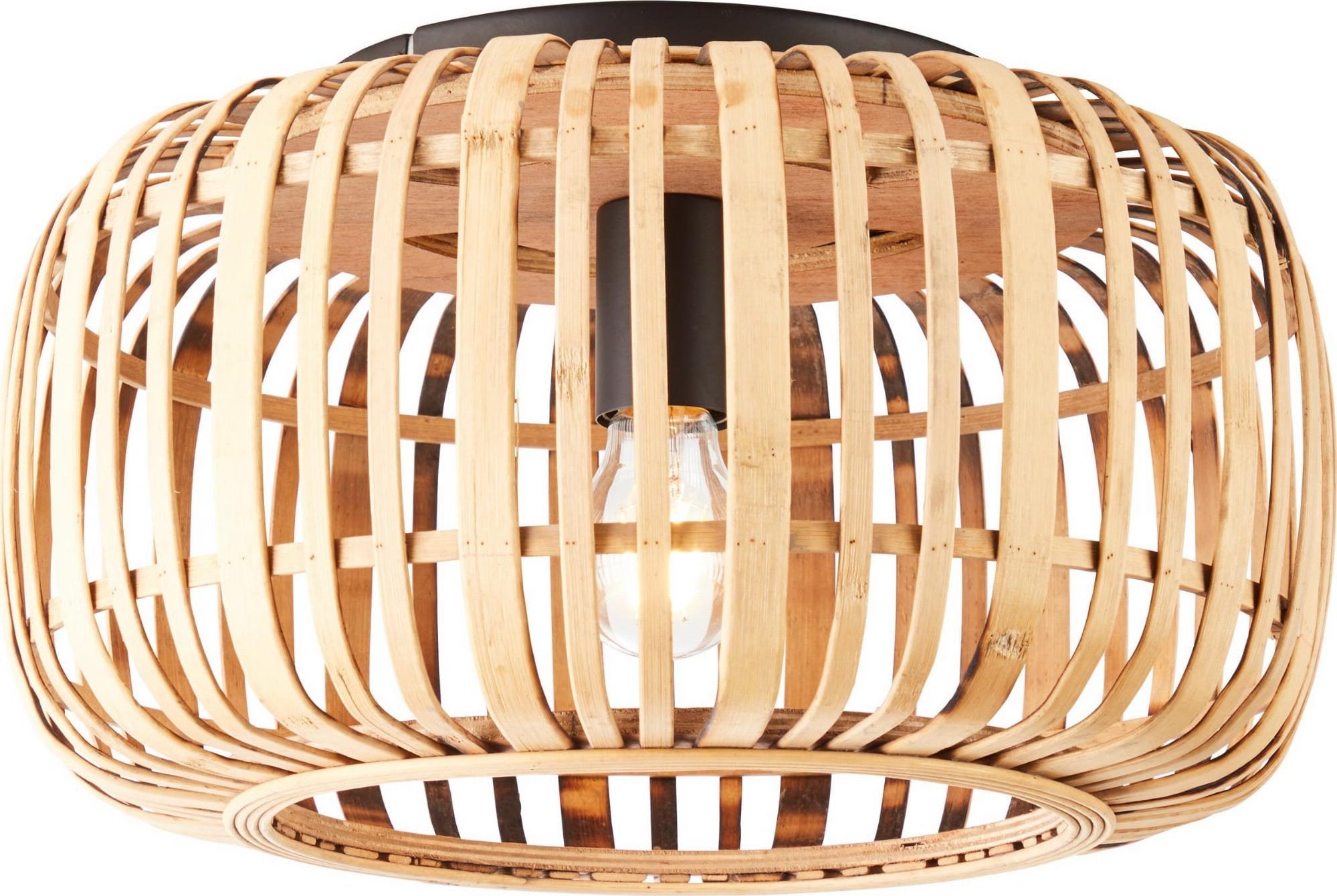 Lampa sufitowa DELIGHT Brilliant Woodrow 97167/20 plafon lampa sufitowa 1x60W E27 drewno