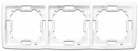Kontakt-Simon Ramka potrójna Basic biała - BMR3/11