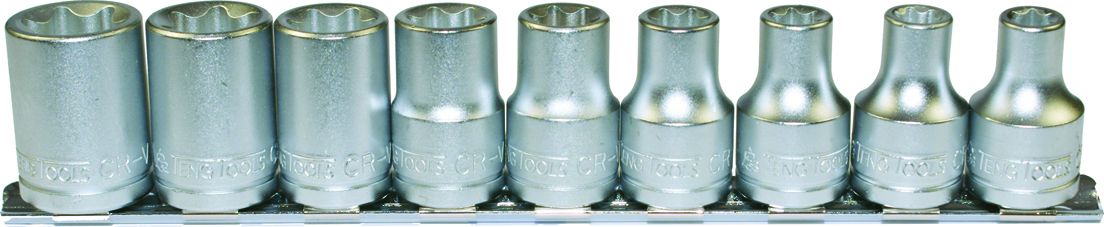 Teng Tools Nasadki TX w zestawie z chwytem kwadratowym 1/2" Teng Tools M1210