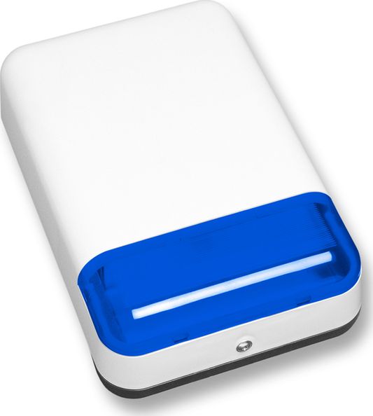 Satel Sygnalizator zewnętrzny akustyczno-optyczny niebieski przetwornik PIEZO SPL-2030 BL