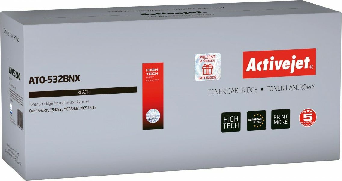 Toner Activejet ATO-532BNX Black Zamiennik 46490608 (ATO-532BNX )