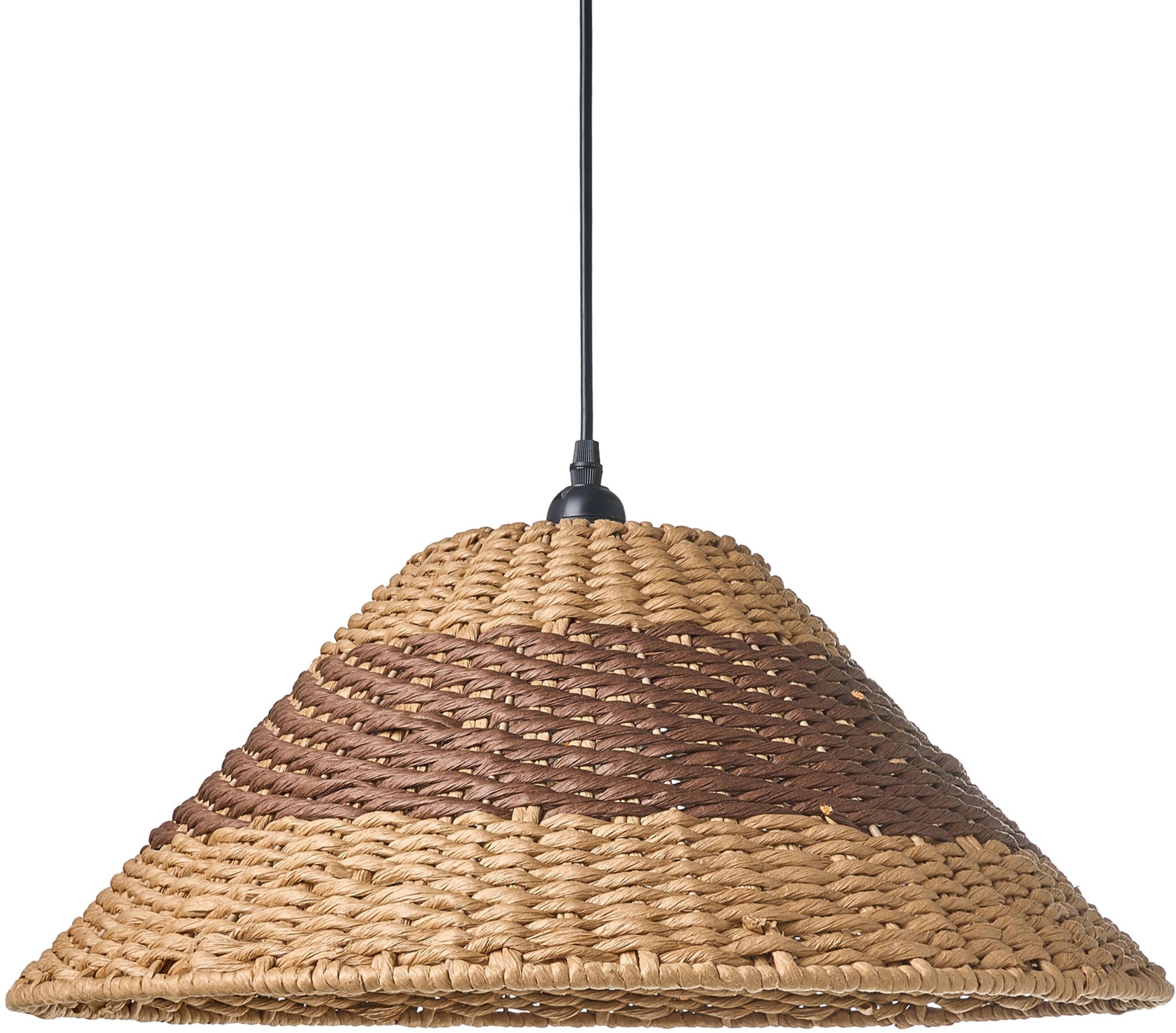 Lampa wisząca BANCAL Papierowa plecionka Naturalny