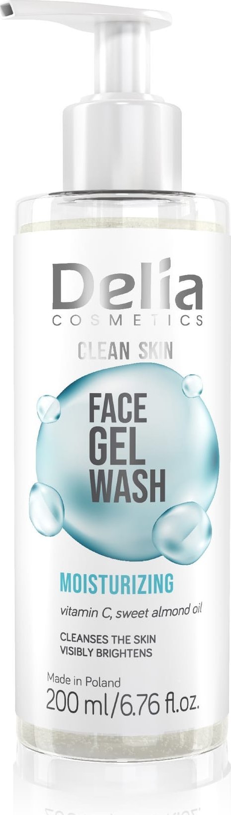 Delia Clean Skin Nawilżający żel do mycia twarzy 200ml