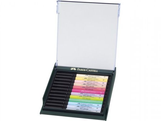 Faber-Castell Pitt Artist Pen Brush Zestaw 12 Kol. Pastel Faber-Castell (267420 FC)