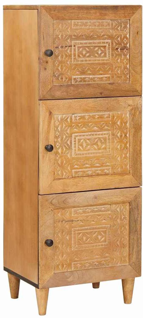 vidaXL Highboard Jasnobrązowy 40 x 33 x 110 cm lite drewno mango