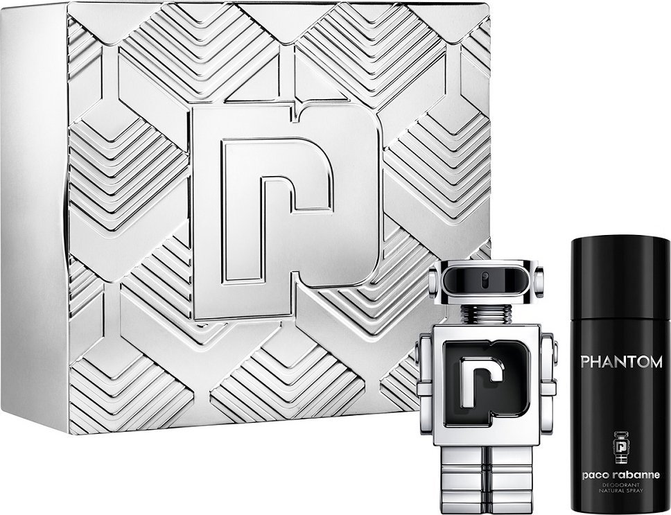 Paco Rabanne Zestaw Perfum dla Mężczyzn Phantom 3 Części