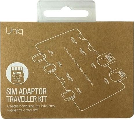Uniq Sim Adapter Traveller Kit 7in1 organizer