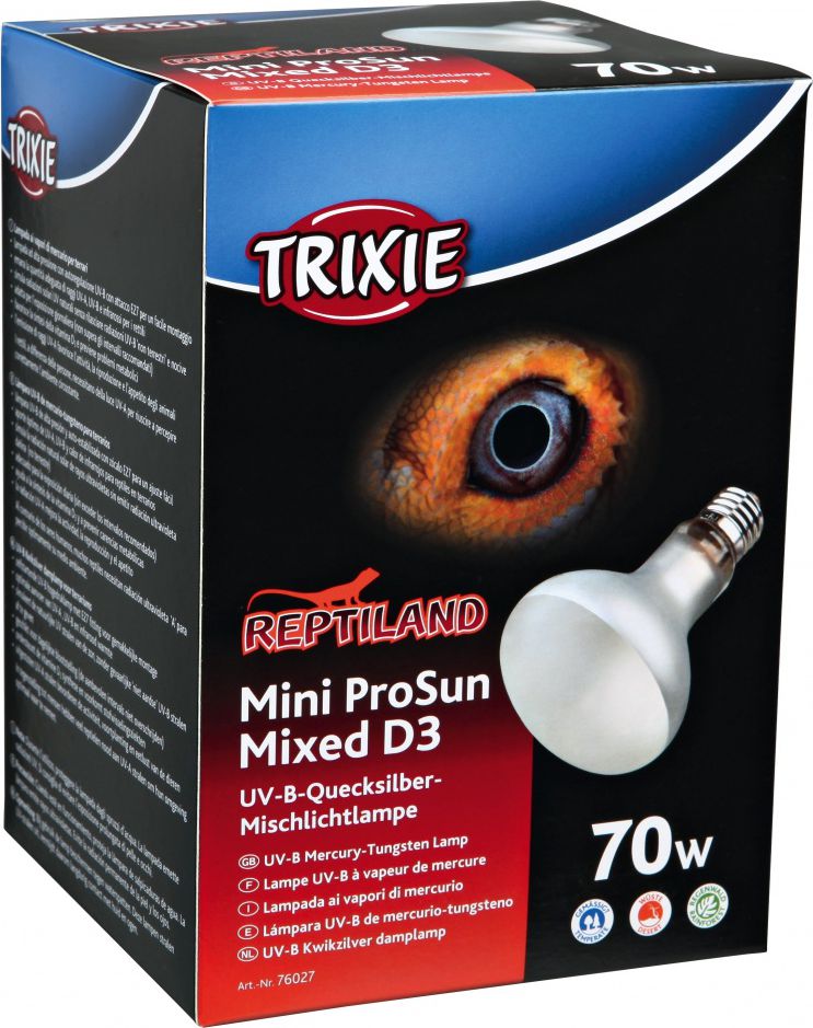 Trixie Mini ProSun Mixed D3 lampa UV-B 80 × 108 mm 70W