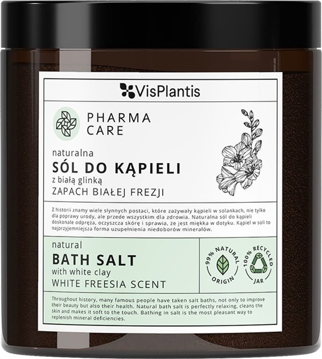 Vis Plantis ELFA PHARMA Care sól do kąpieli frezja