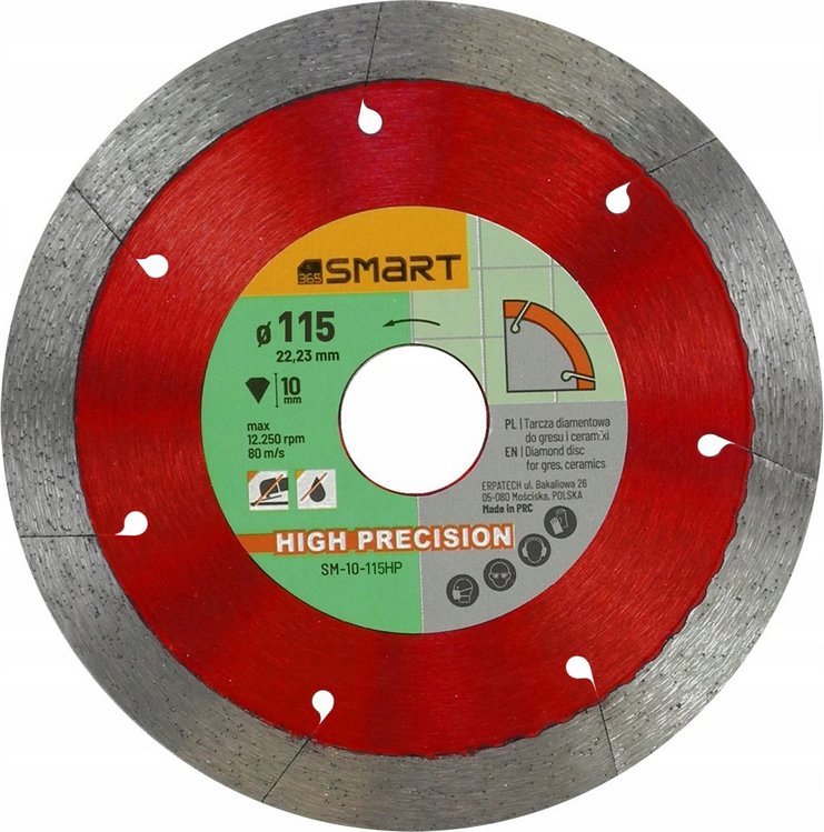 Smart tarcza diamentowa high precision 115mm SM-10-115HP