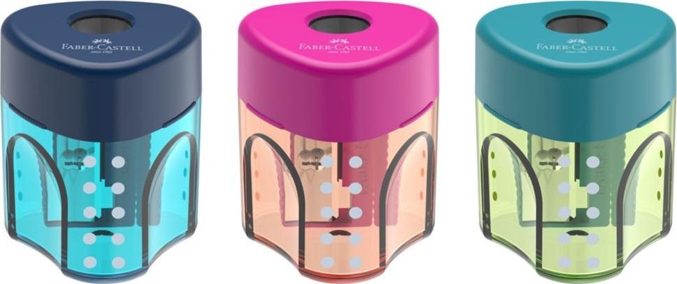 Faber-Castell Temperówka Auto Grip Mini mix kol FABER CASTELL