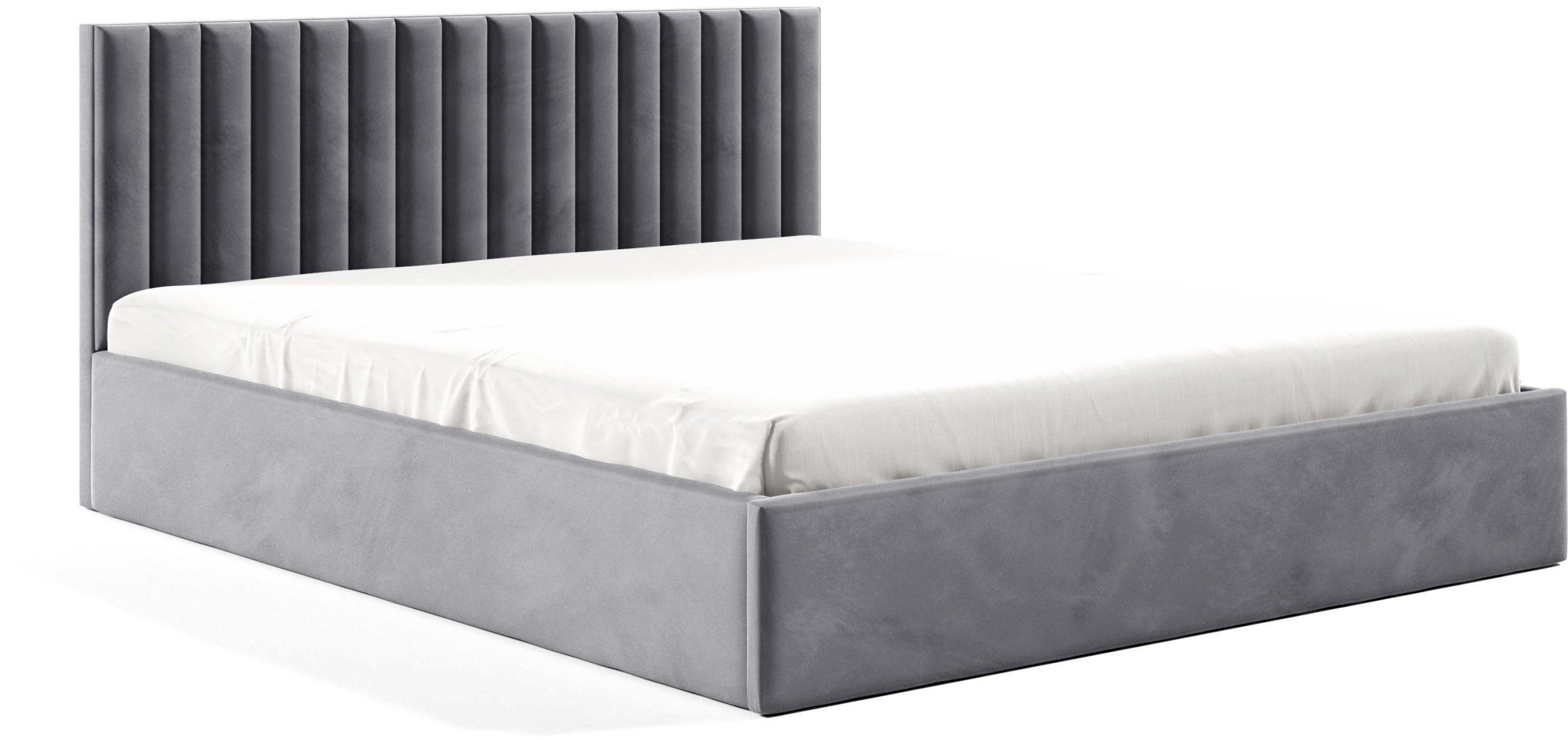 Łóżko FAME II 160x200 POJEMNIK+METALOWY STELAŻ riviera 91