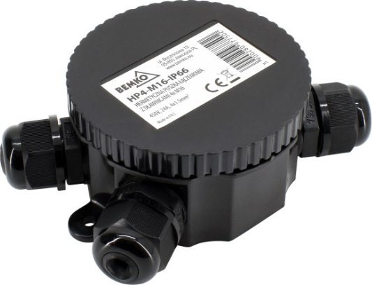 Puszka Łączeniowa Hermetycza Z Dławicami Ip66 E04-Hp4-M16-Ip66 Bemko