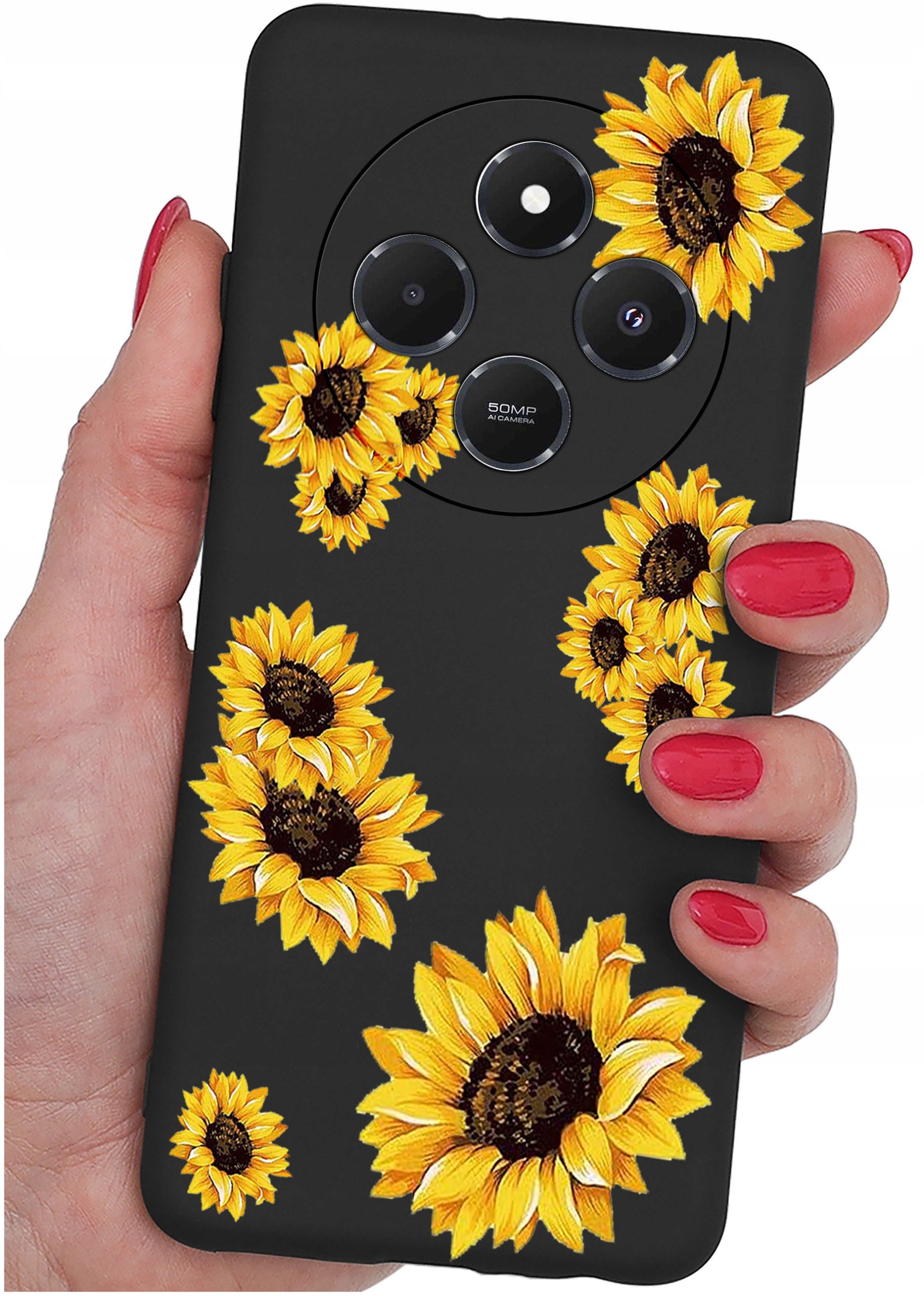 Etui do Xiaomi Redmi 14C WZORY |SILIKONOWE MATT CASE + SZKŁO 9H