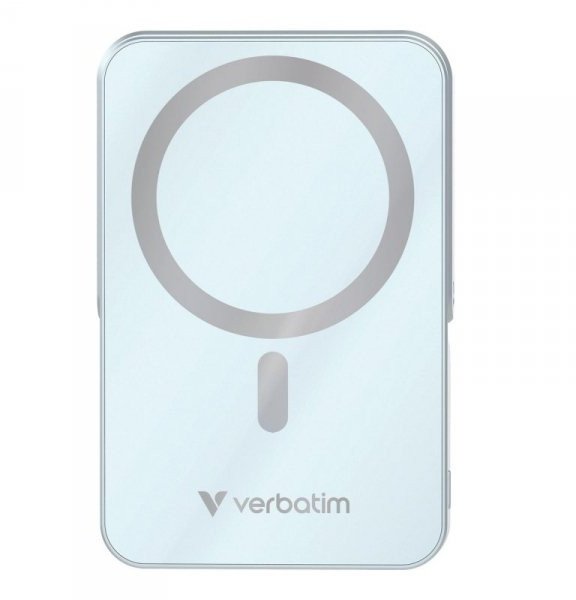 Verbatim Power Bank mit Standfuß mag.wireless 10000mA blau 32266