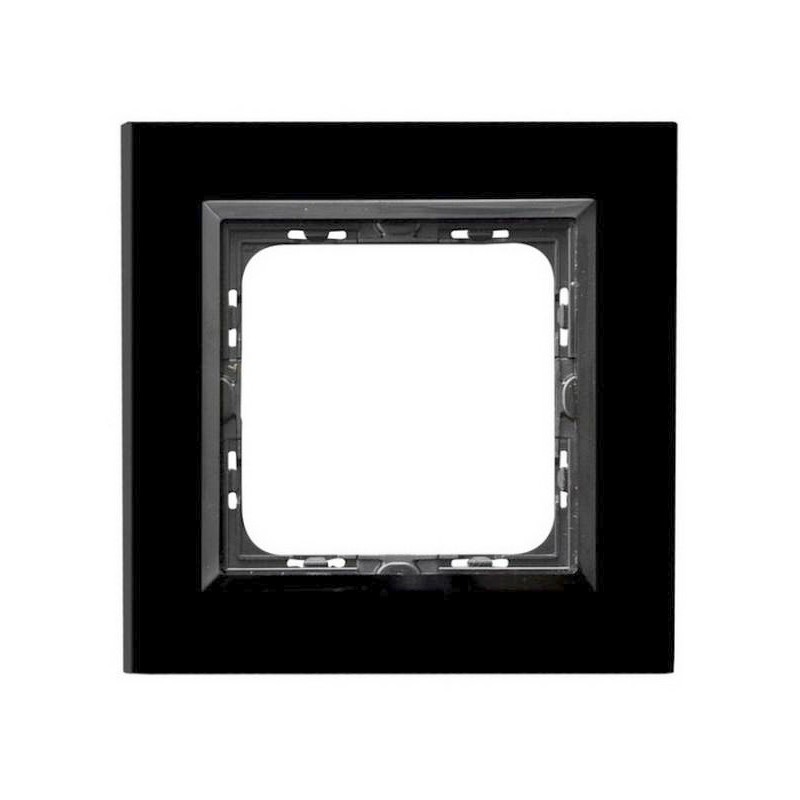 Ospel Impresja Ramka pojedyncza czarne szkło (R-1YGC25)