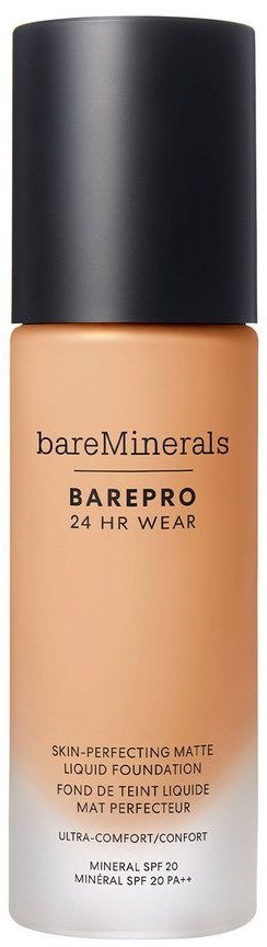 bareMinerals BarePro 24HR Wear Skin-Perfecting Matte Liquid Foundation SPF20 matujący podkład w płynie Medium 30 Warm 30ml