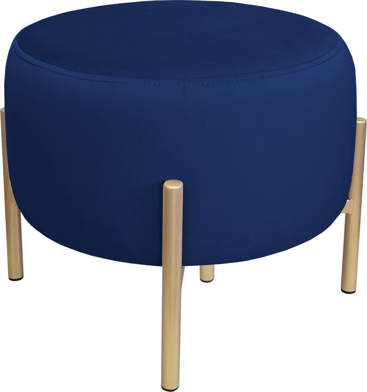 Atos Pufa OLA LOFT ławka podnóżek metal złota MG16