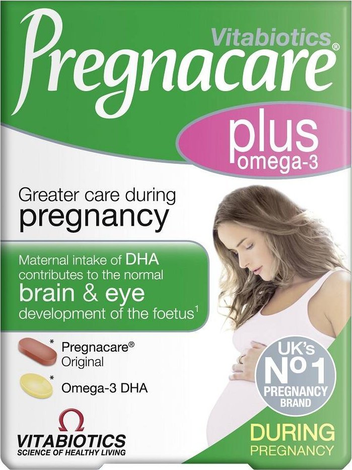 Alkotest VITABIOTICS_Pregnacare Plus Omega-3 suplement diety dla kobiet w ciąży 56 tabletek/kapsułek