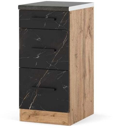 Szafka Kuchenna Stojąca Z Blatem 3 Szuflady Blande 60cm Wotan San Sebastian