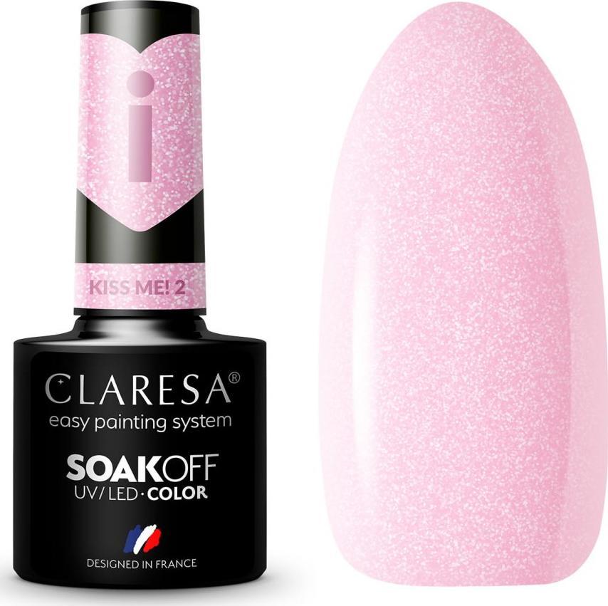 Claresa CLARESA lakier hybrydowy Kiss Me! 2 -5g