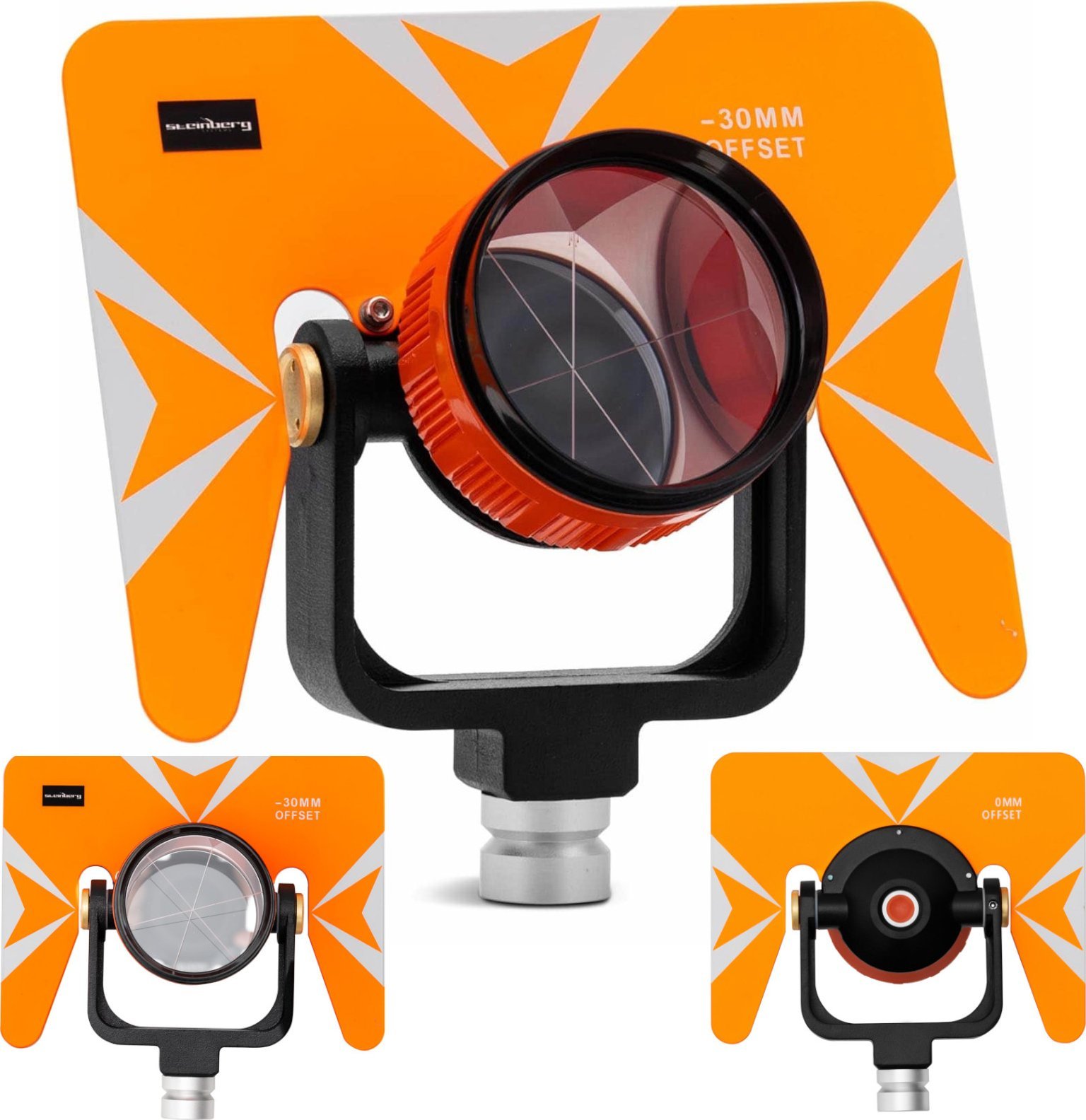 Steinberg Pryzmat geodezyjny lustro dalmiercze do tachimetru śr. 2,41 cm Pryzmat geodezyjny lustro dalmiercze do tachimetru śr. 2,41 cm