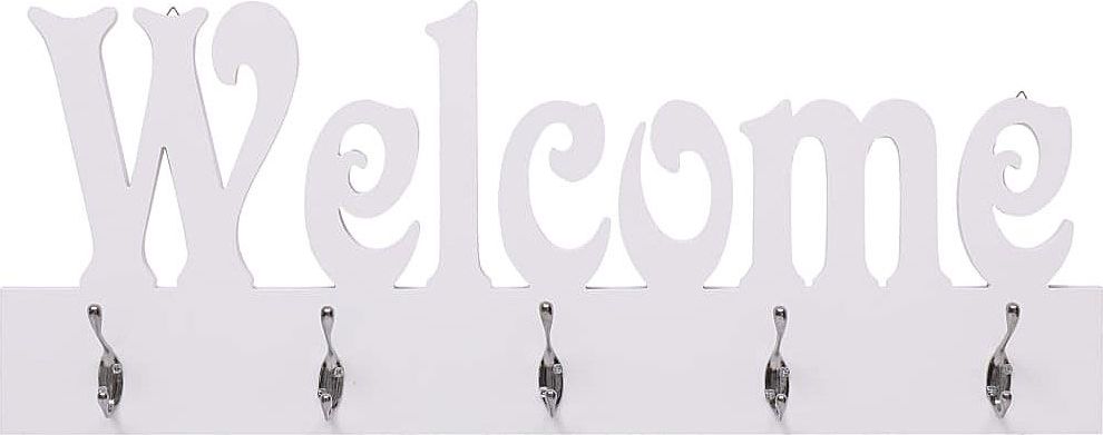 Elior Wieszak ścienny na ubrania Enzo 3X - Biały