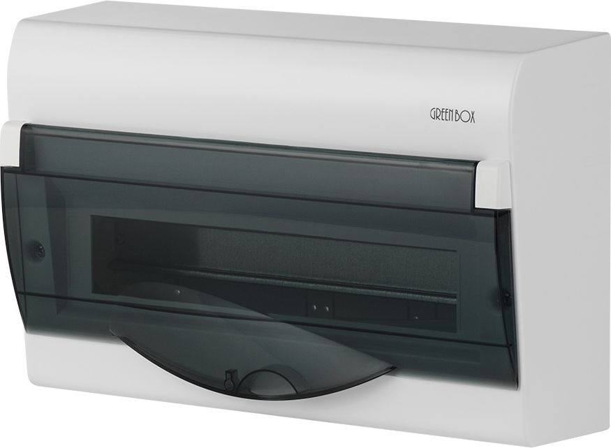 Elektro-Plast Rozdzielnica modułowa 1 x 14+2 natynkowa GREEN BOX RN drzwi transparentne dymne N+PE IP40 (2354-01)