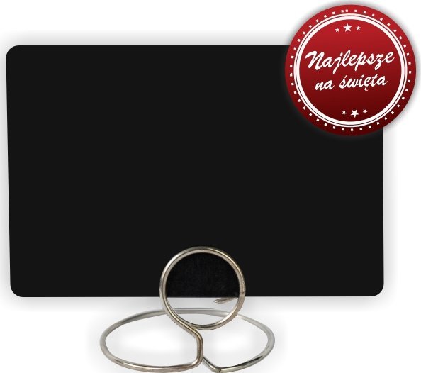 StudioCen Pin reklamowy na cenówkę- nadruk Najlepsze na święta 10 szt.