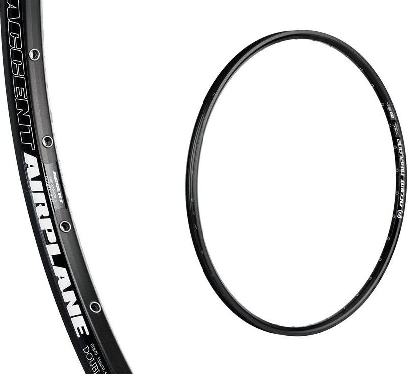 Accent Obręcz Accent Airplane 27.5" 32 otworów, czarna uniwersalny