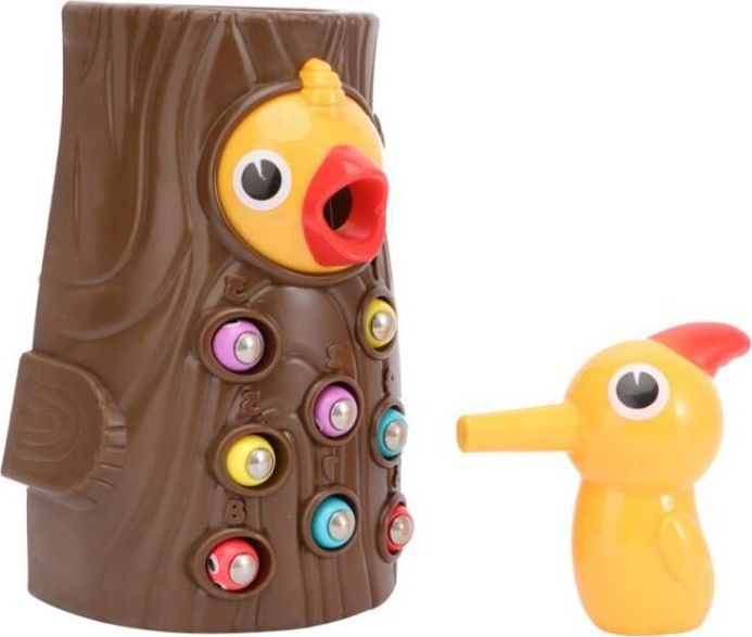 KIK Gra zręcznościowa magnetyczna Dzięcioł I Robaczki