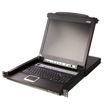 Konsola KVM Aten Przełącznik KVM LCD ATEN CL5708M, USB-PS/2, VGA, 8 portów, układ DE