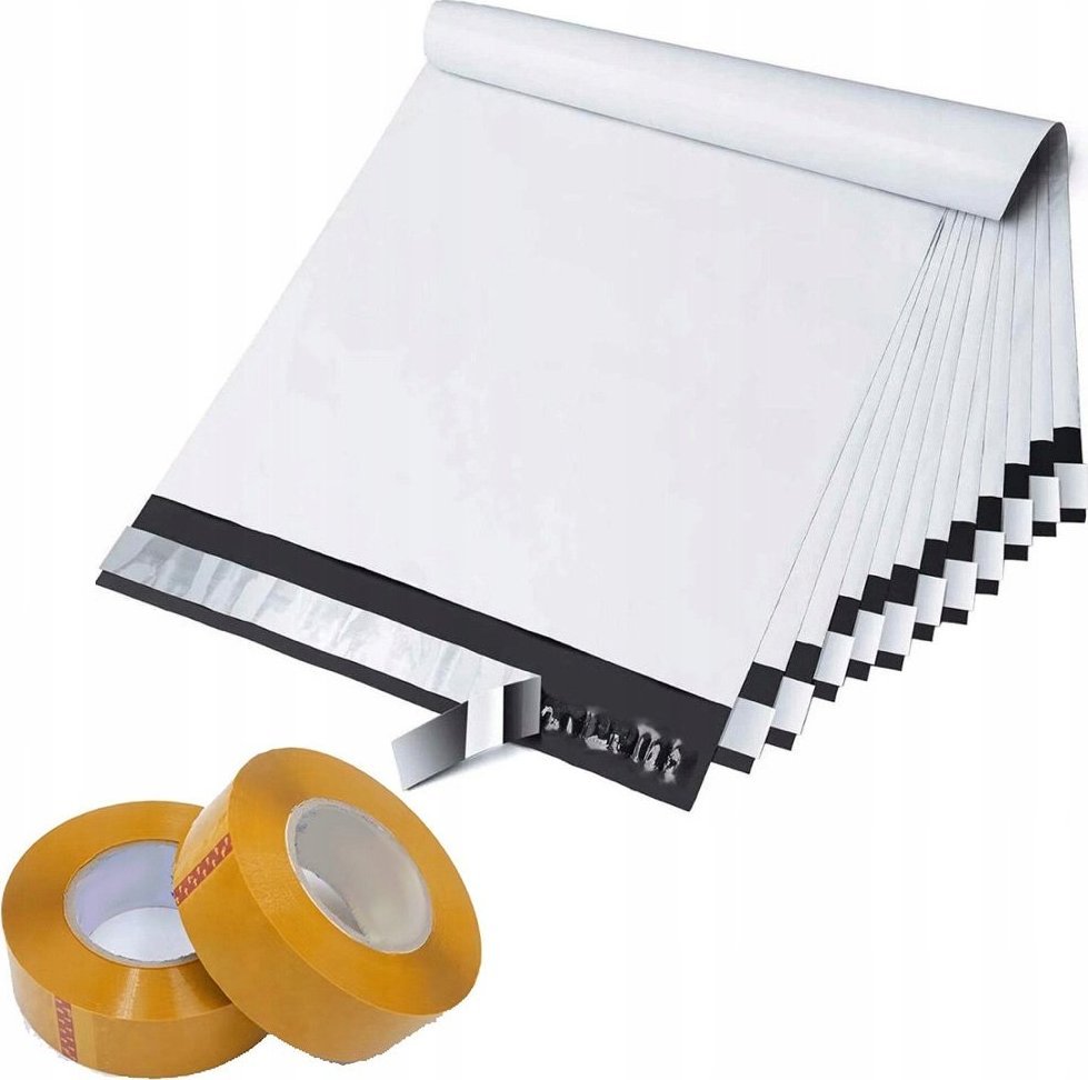 Rosfix FOLIOPAKI KURIERSKIE 500X610 100SZT + TAŚMA PAKOWA