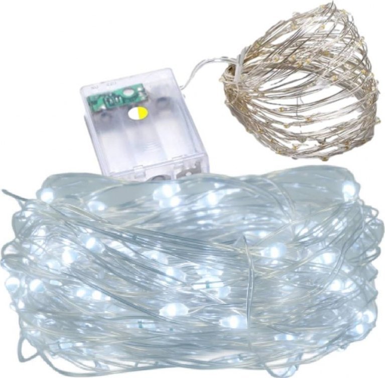 Lampki choinkowe PrzydaSie Lampki Druciki Choinkowe 50 Led Na Baterie Diody