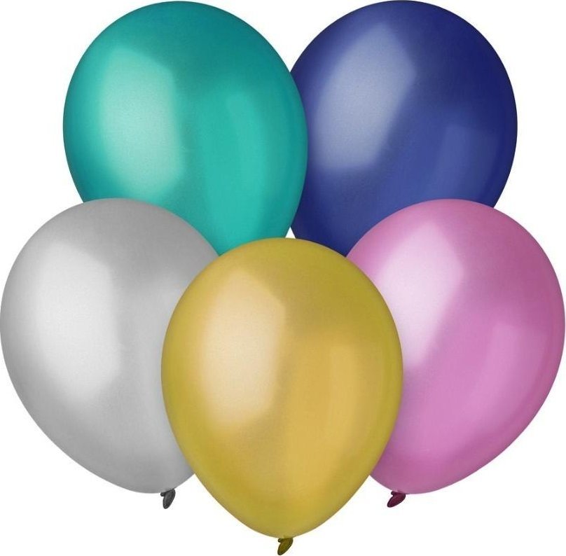 Balony Decomex metaliczne 23cm 100szt