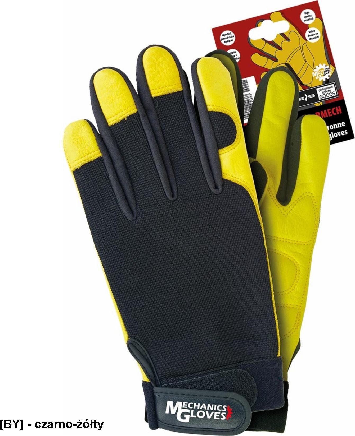 R.E.I.S. RMECH - rękawice ochronne - rozmiar: XL