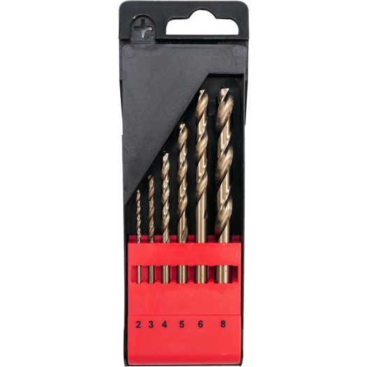 Wiertło Yato kobaltowe walcowe 2 4 5 3 6 8mm zestaw (YT-41602)