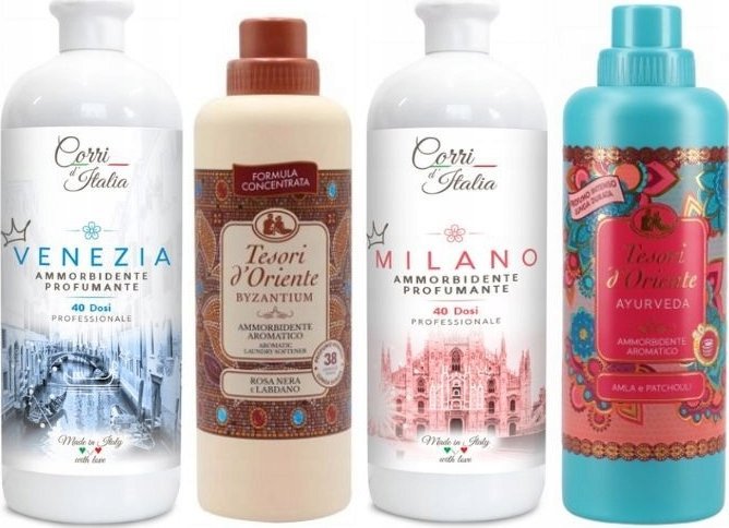Zestaw Corri d'Italia Tesori d'Oriente 4x Płyn do płukania - VzBMA