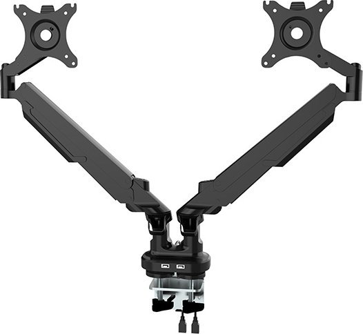 Uchwyt biurkowy na 2 monitory 17" - 32" (MS006D)