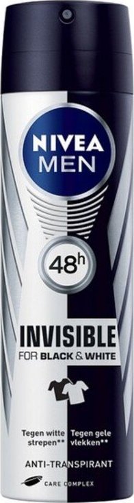 Nivea Dezodorant w Sprayu Men Black & White Invisible Nivea (200 ml)