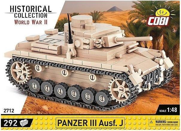 Cobi COBI 2712 Historical Collection WWII Czołg Panzer III Ausf. J 292 klocki