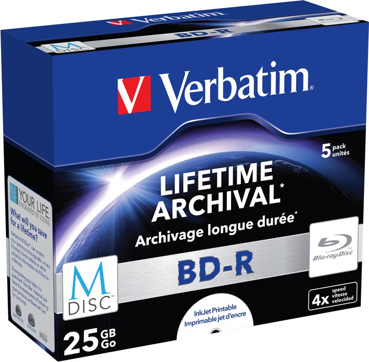 Verbatim BD-R 25 GB 4x 5 sztuk (43823)