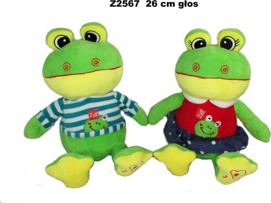 Żaba z głosem 26cm MIX