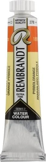 Artequipment Rembrandt Watercolour Tube Pyrrole Orange 278