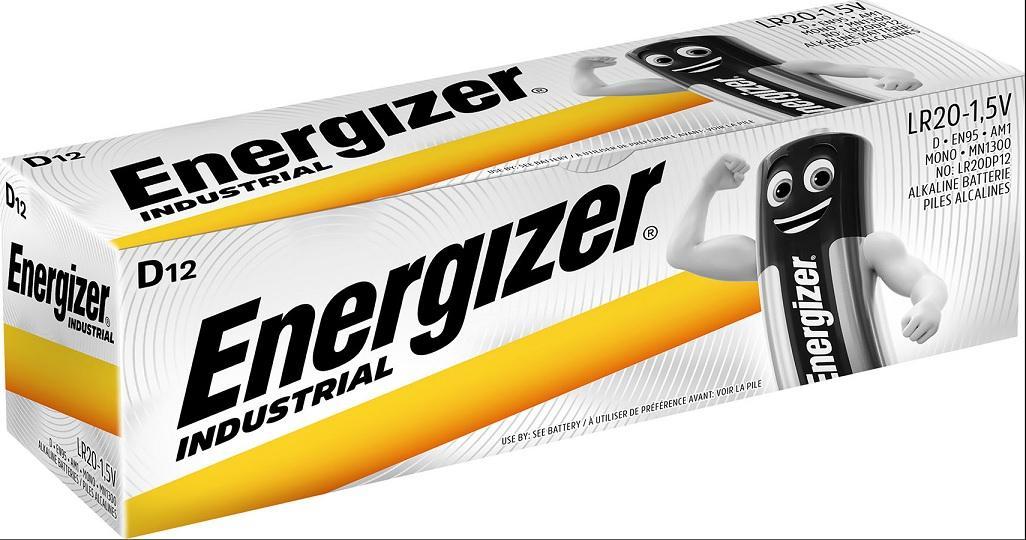 Energizer Bateria D / R20 12 szt.