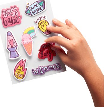 Ooly Ooly - 200 naklejek z kopertą - szefowa