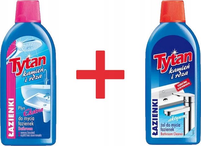 Tytan AKTYWY ŻEL + PŁYN DO MYCIA ŁAZIENKI TYTAN 2wCENIE1