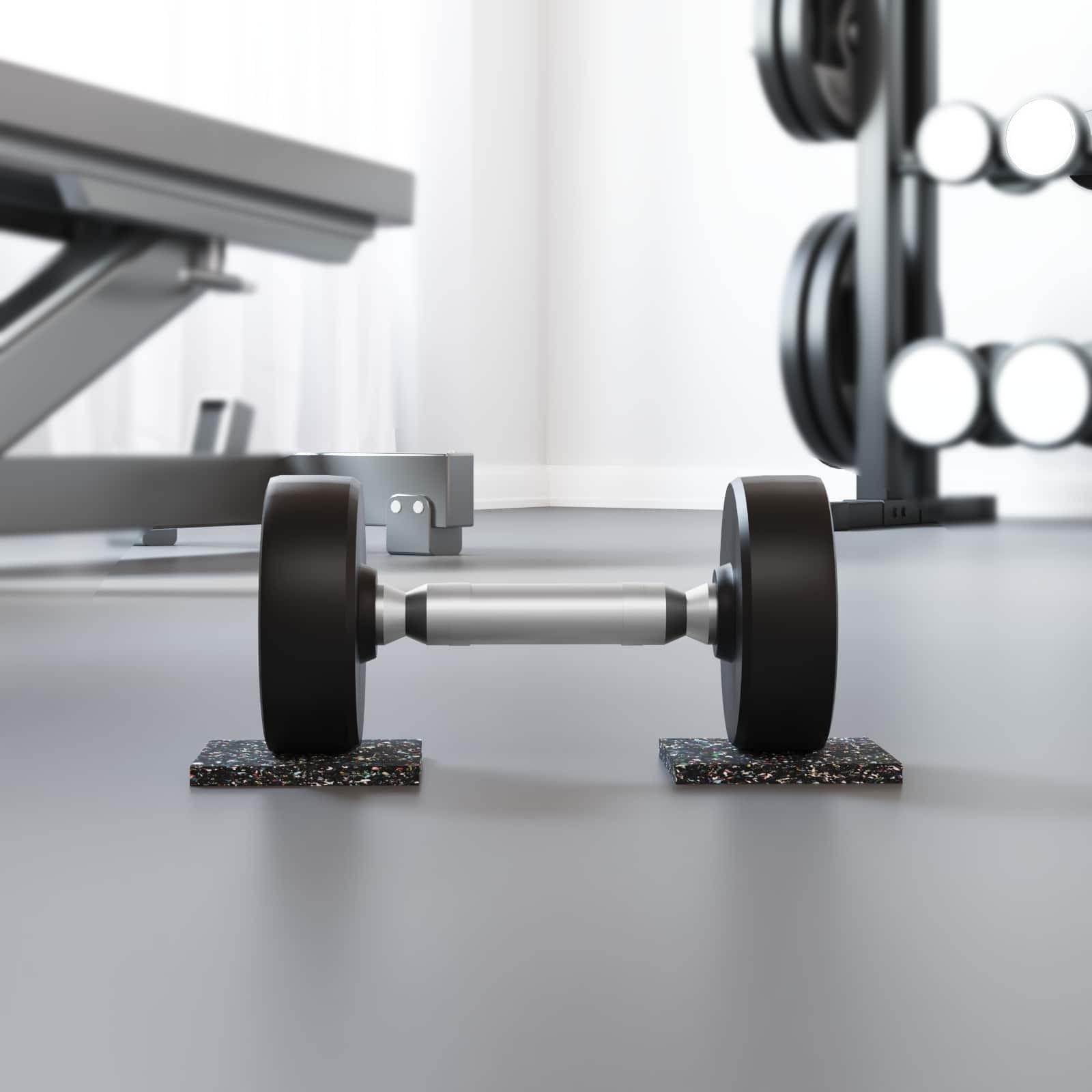 vidaXL Czarna rolka gumowa