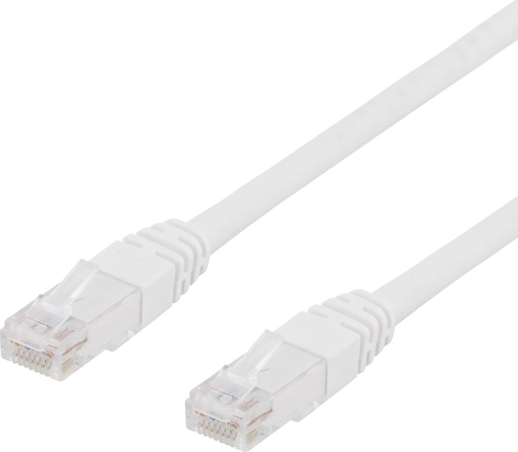 Deltaco Tinklo kabelis DELTACO U/UTP Cat6, 10m, baltas / TP-610V-K / R00210003